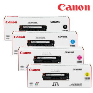 CANON CRG-418 BK/C/M/Y 原廠碳粉匣(1黑3彩超值組)現金相機收購