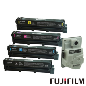 FUJIFILM 富士 原廠原裝 CT351263~CT351266 高容量碳粉匣組(1黑3彩4.5K)+CWAA0973 廢粉盒現金相機收購